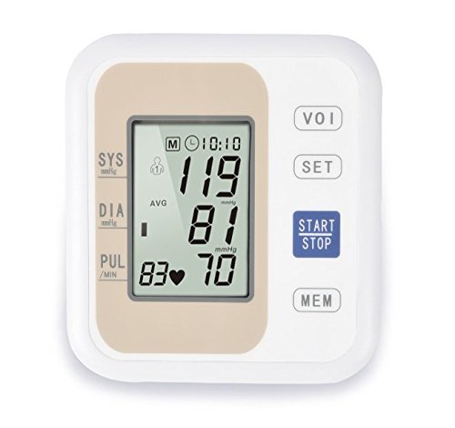 QAWACHH Electric Blood Pressure Monitor Digital Arm Style Heart Beat Meter Machine(with English Voice)-image-34
