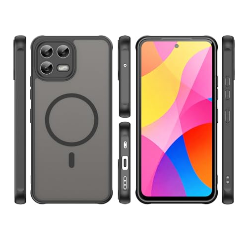 Image of Compatible with T-Mobile Revvl 8 Pro Case Cover,Compatible with MagSafe,Anti-Fall,Compatible with T-Mobile T Phone 3 Pro 5G Cell Protective Phone Case Black