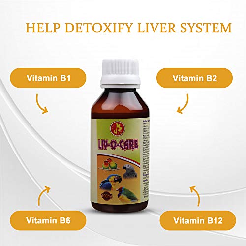 Image of Pet Care International (PCI) Bird Supplement Liv-O-Care Helps in Detoxify Liver System for Healthy Bird Healthcare (100ML, Liv-o-Care)