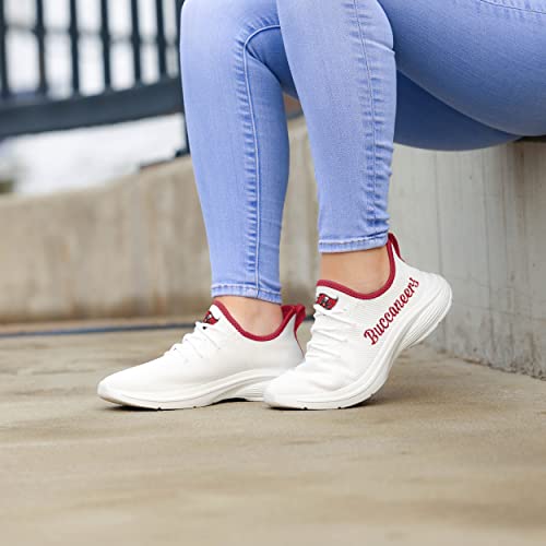 Image of FOCO NFL Womens NFL Team Logo White Athletic Shoes Sneakers