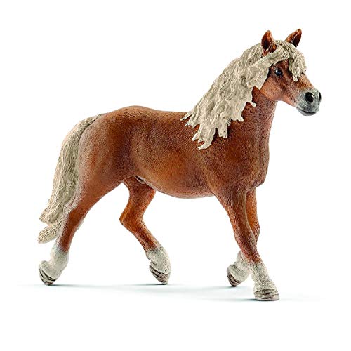 SCHLEICH 13813 Haflinger Hengst, ab 3 Jahren, Farm World - Spielfigur, 14 x...