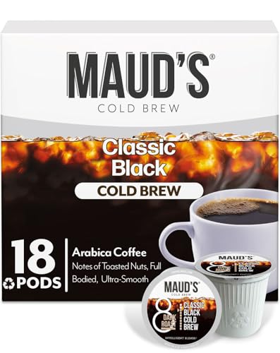 Maud's Cold Brew Dark Roast Coffee Pods, 18 ct, Recyclable