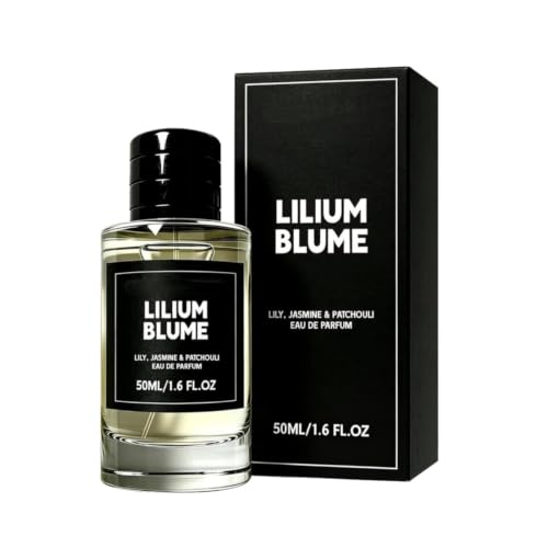 Lilium Blume Floral Eau de Parfum，Lirio y Jazmín, 50 ml | Hidratación suave; textura refrescante y no pegajosa; ideal para el día a día.