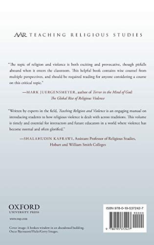 Teaching Religion And Violence (Aar Teaching Religious Studies) #TOP1