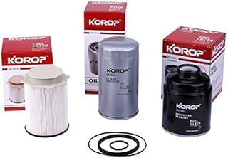 Fuel Filter Water Separator and Oil Filter Set Fits for Dodge Ram 6.7L Cummins Diesel 2013-2018 2500 3500 4500 5500 Replaces# 68197867AA 68157291AA 5083285AA