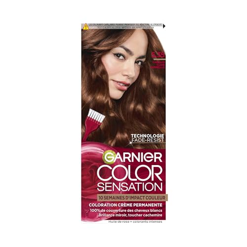 Garnier Color Sensation Coloración Castaño Claro Canela 5.35 Permanente