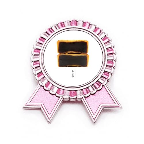 Broche rose en pâte de haricots rouges pour gâteau de lune et fête de la mi-automne