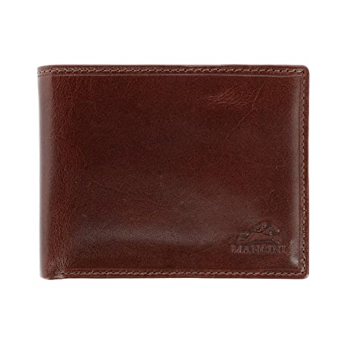 Mancini Leather Goods Men's RFID Secure Wallet with Removable Passcase and Coin