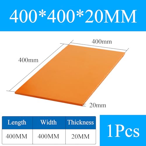 COYOUCO Bakelite Phenolic Laminated Resin Board Sheet for Electrical And Electronic Fixtures, DIY And Crafts, 10/12/15/20 X 400 X 400Mm,400 * 400 * 20mm