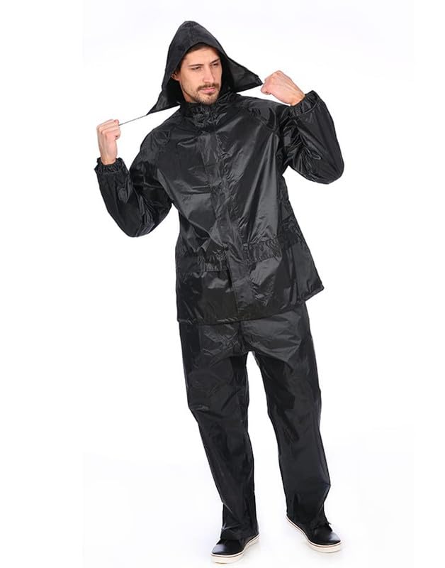 w+ Women's Raincoat, Rainwear, Barsaati, Overcoat with Hood, Side Pocket 100% Waterproof Rain Suit-picture-5