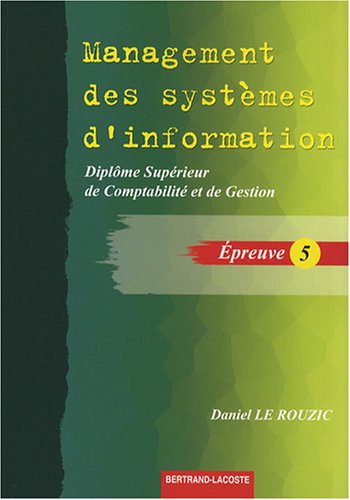 Télécharger Management des systèmes d'information DSCG 5 Gratuit