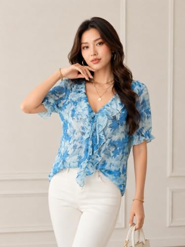 Image of Womens and Girls top Cotton Blend| Women Stylish Western Tops| Casual Regular Fit Fashion Top