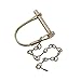 RV Designer H420, Coupler Lock Pin with Chain,? 1/4 inch x? 1-3/8 inch, Outside RV Towing Hardware