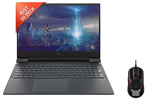 Image of HP Victus Gaming Laptop 11th Gen Intel Core i5-11400H16.1 inch(40.9 cm) FHD IPS Gaming Laptop & HyperX Pulsefire Haste USB, 16000 DPI, 6 Programmable Buttons Gaming Mouse