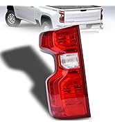 Nakuuly Tail Light Rear Lamp Compatible With 2019 2020 2021 Chevy Silverado 1500 2500HD 3500HD Ha...