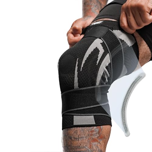 Image of Anaconda Fightwear Stabilizer Knee Brace (Small) - Compression Support Sleeve with Spring Stabilizers for Shock Absorption & Joint Health - Fits Left or Right Leg - Ideal for Athletes - 2 Pack