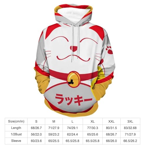 Pull chat chanceux sweats à capuche unisexe pour partager la sérénité - 2
