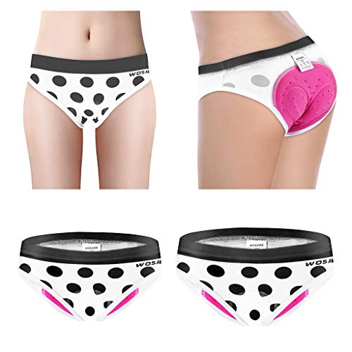 YIJU Calça Triangle com 2 Peças Femininas de Gel 3D para Ciclismo E Secagem Rápida