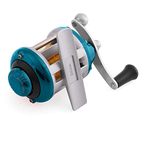 Jullynice Fishing Right Handed Reel Round Baitcasting Fishing Reel Trolling Reels with Line