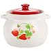 Garnek do gotowania z terakoty Garnek ceramiczny z gładką, szkliwioną powierzchnią bez blaknięcia - 3,5 litra