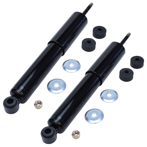 Image of Detroit Axle - 2WD Front 4pc Shock Absorbers Kit for Ford 00-05 Excursion, 99-19 F-250 F-350 Super Duty, 2 Shock Absorbers 2 Sway Bar Links Replacement