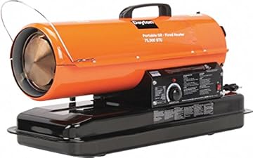dayton portable oil fired heater