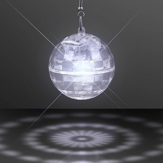 LED Earrings Disco Ball 16 Light Modes Rechargeable Light Projecting Light up Earrings for Women Party Accessories2