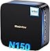 Blackview MP60 Mini PC W-11 Pro，Twin Lake N150 (Meglio di N100,3,6 GHz) 16 GB RAM/512 GB M.2 SSD Espandibile fino a 2TB, Doppio UHD Display 4K, 3 anni di garanzia, 5G WIFI/BT 4.2 Desktop PC immagine