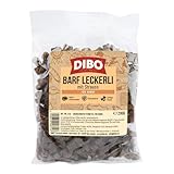 DIBO Barf Leckerli, 200g Strauß Hundesnack klein und praktisch Trainings Hundeleckerlies zuckerfrei, gesund und lecker (Strauß)