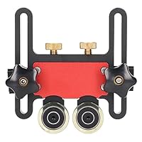 Respicefinem FHrungsrolle Lagerschaftwalze Featherboard StoDMpfung TischkreissGewalze Holzbearbeitung Doppelrad Verschiebbare Vorschubwalze Brett Hilfswerkzeug