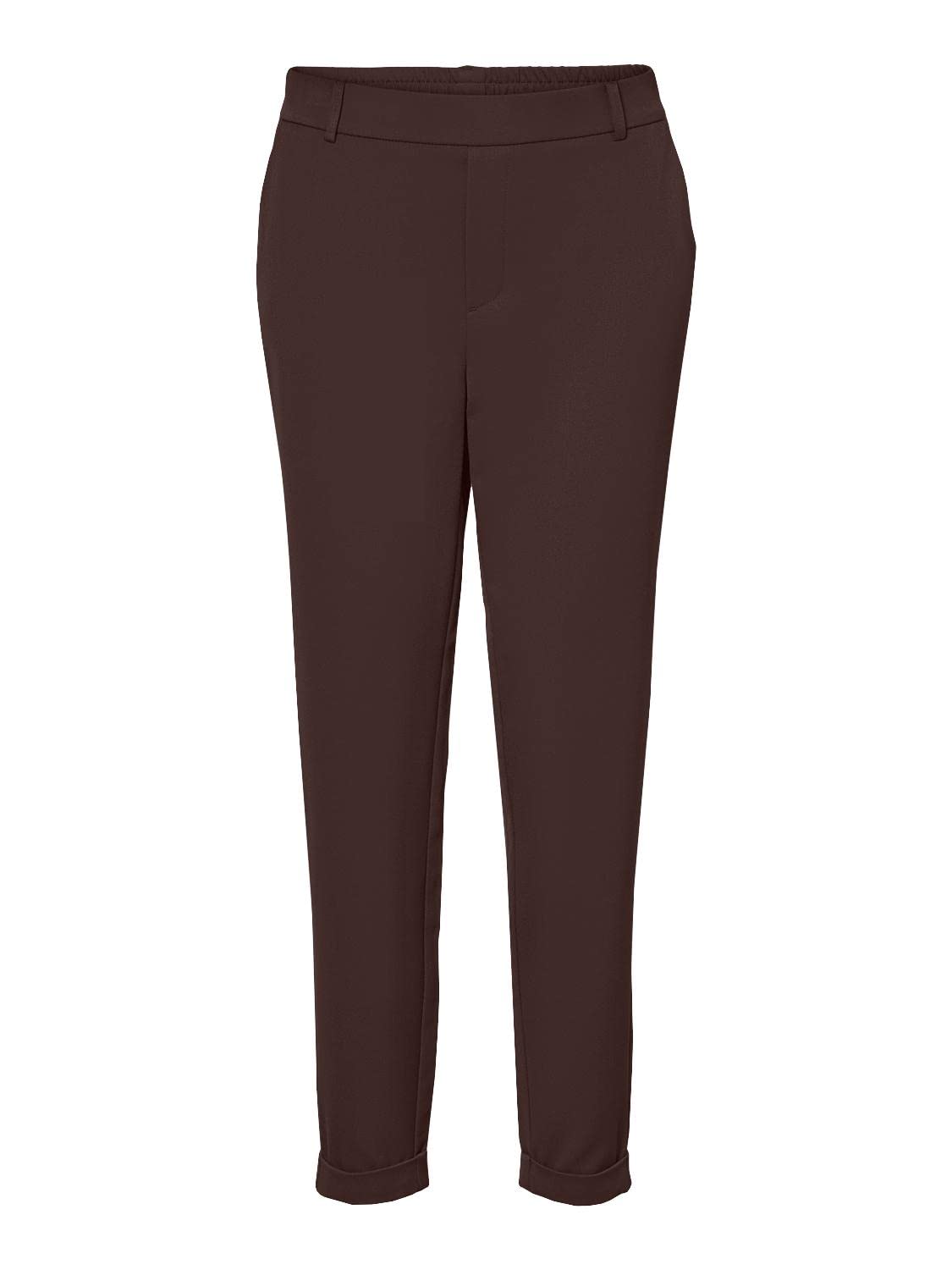 VERO MODA Women's Chic Business Trousers Classic Suit Pants VMMAYA, Colours:Brown, Size:XS / 32L, Leg Length:L32