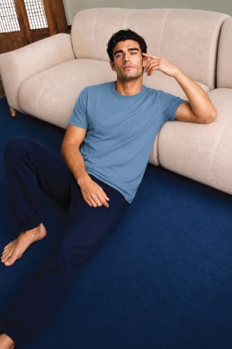 Image of Van Heusen Men's Crew Neck T-Shirt - Soft & Breathable Cotton | Regular Fit | Comfortable Everyday Casual Wear | Short Sleeves | Summer Favorite |Solid Colors | Style 60052|Available in Pack of 1 & 2