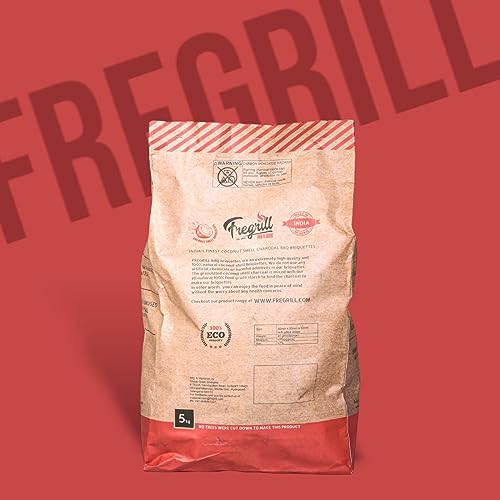 FREGRILL Charcoal Briquettes 5 kg with Fire Starter - Image 4
