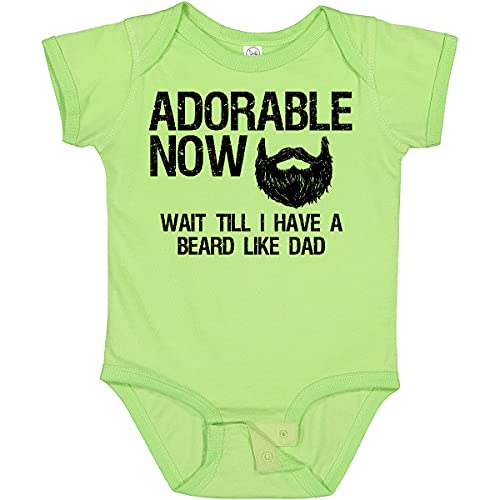 Image of inktastic Adorable Now...Wait Till I Have a Beard Like Dad Baby Bodysuit