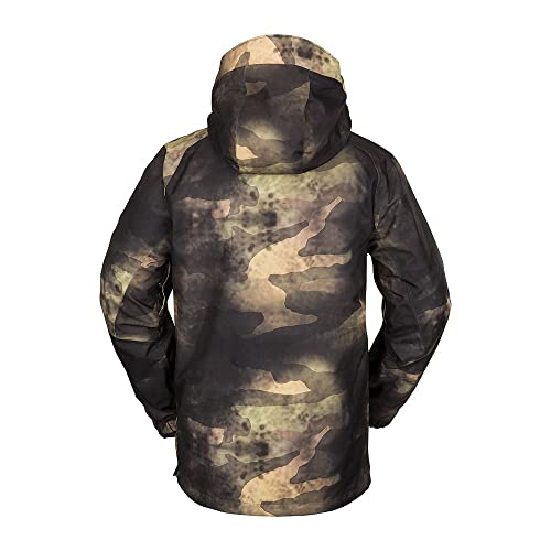 Image of Volcom Men's Brighton Pullover Anarok Hooded Snowboard Jacket