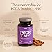 8-in-1 PCOS Support Supplement - 2,000mg Myo Inositol, NAC, Maca Root, Cinnamon, Chromium, Folate, Zinc, Vitamin D3 | Hormone Balance, Ovarian Health & Weight Management Support | 30-Day Supply