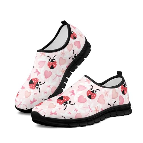 Howilath Women's Loafers & Slip-on Trekking Shoes Black Sole Running Sneakers Breathable Hands Free Shoes