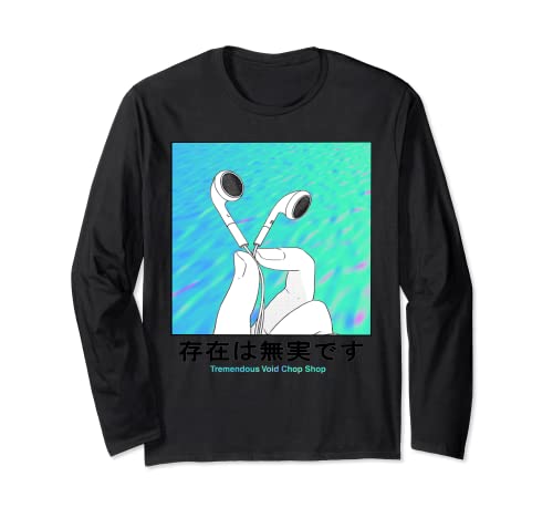 Vaporwave - Camiseta estética retro Seapunk Manga Larga