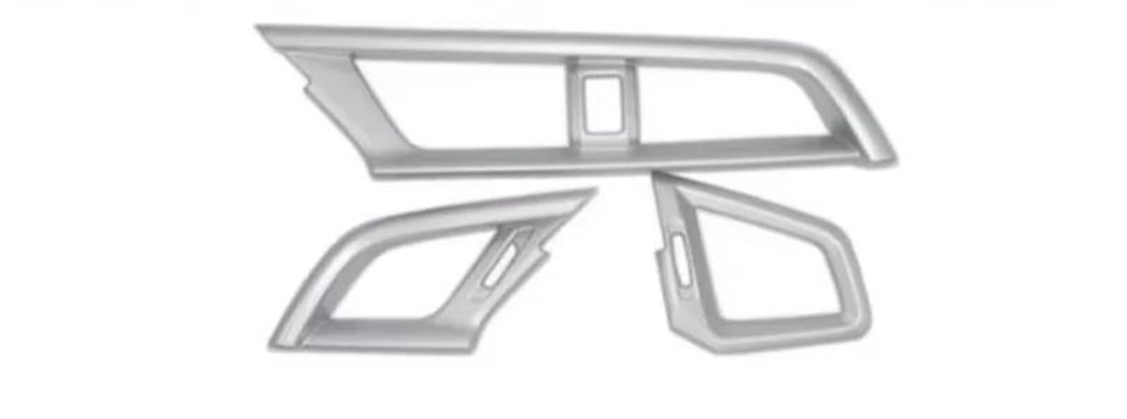 LHD Car Air Conditioner Vent Refitting ABS Central Control Outlet Trim Sticker for Civic 10th 2016 2017 2018 2019(LHD B1)