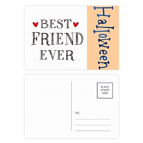 Cartes postales Best friend ever (lot de 20) avec citations inspirantes