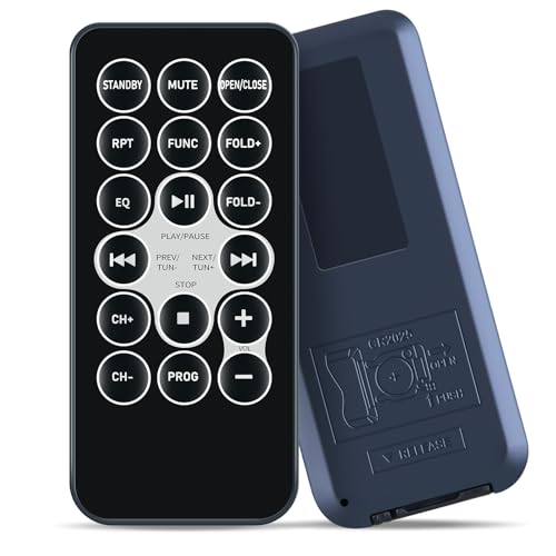 RYQIF Télécommande de rechange compatible avec le système Hi-Fi rétro Cyberlux et la chaîne stéréo