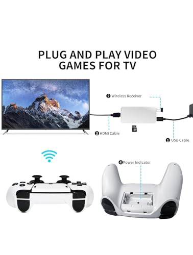 New 2026 Upgraded 4k TV Video Game Gaming System, Plug & Play Video TV Games HD with Wireless 2 Controllers for Men/Women/Girls/Boys/Adult/Kids 5 41hK39UrT3L