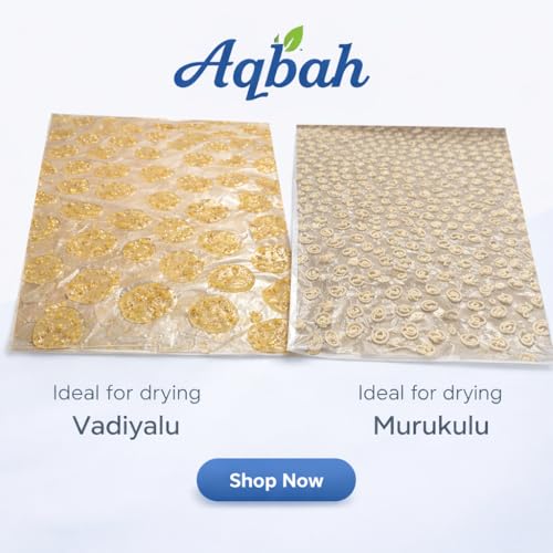Image of Aqbah Pack of 2 (54 X 78 inch) Transparent Polythene Sheet Heavy Duty for Drying Papad, Pickle & Snacks | Waterproof, Washable & Reusable Plastic Sheet for Kitchen & Multipurpose Use