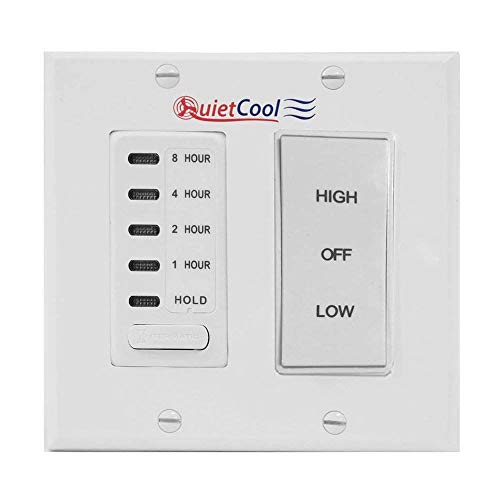 Quietcool Timer Control Kit for 2 Speed Cool Whole House Fan Models | IT-KIT-2