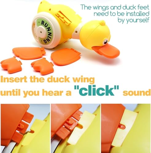 Image of Dancing Duck for Toddlers - Musical Light-Up Duck with Singing, Spinning & Waddling Actions - Educational Toy for Babies & Kids Ages 1-5 - Interactive Early Learning Toy with Music & Lights (MULTI)
