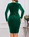 Pinup Fashion Plus Size Christmas Dress Party Holiday Velvet Dark Emerald Green Long Sleeve Cocktail Homecoming New Years Mini Dresses