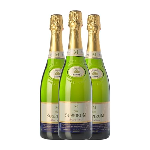 Cava Marrugat Suspirum Brut Nature 75 cl – Pack de 3 Botellas Espumoso Blanco Cava Marrugat Suspirum Brut Nature 75 cl – Pack de 3 Botellas Espumoso Blanco