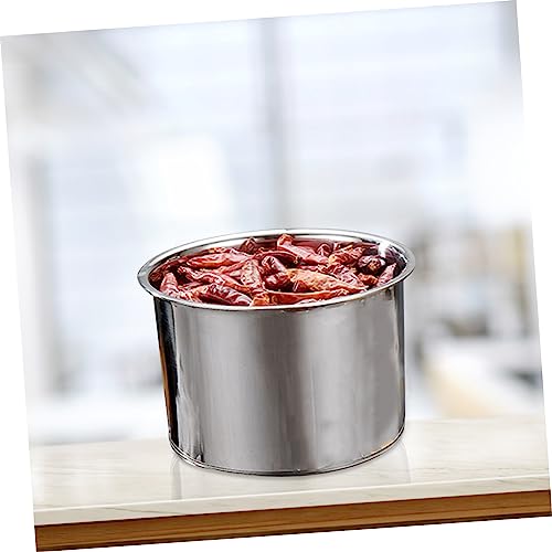 Set de bowl grande de acero inoxidable con tapa miniatura 4
