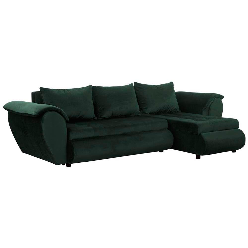 Sierano Ecksofa 265x143x83cm Rot Wohnzimmer Couch Schlafsofa