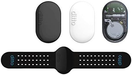 Simple Matters, Ditto Vibrating Notification Device for People with Hearing Loss, Waterproof, iOS & Android Compatible, Black
